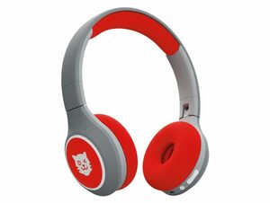 tigermedia tigerbuddies, Kinderkopfhörer, USB-C/Bluetooth, rot-grau
