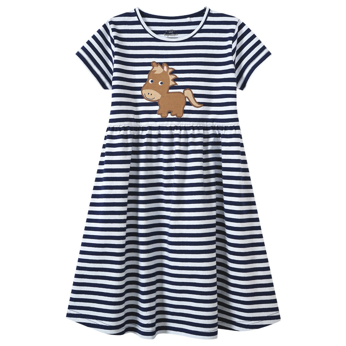 Bild 1 von Mädchen Kleid mit Pferde-Motiv