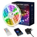 Bild 1 von Beaeet Led Strip 15m, Led Streifen Selbstklebend mit Fernbedienung und App， Led 15m Musik Sync Light Strip Kette Lichtband Farbwechsel, Led Band 15m Beleuchtung Handy Steuerung Leds für Zimmer