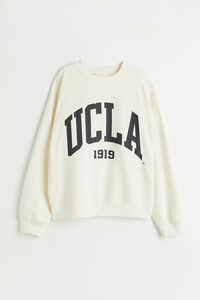 H&M Sweatshirt mit Motiv Cremefarben/UCLA, Sweatshirts in Größe XXL. Farbe: Cream/ucla