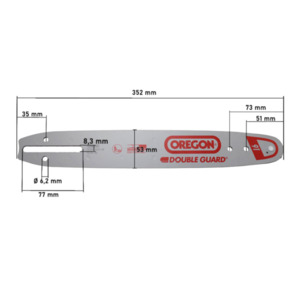 Oregon Führungsschiene Pro-AM 30 cm + Sägekette 45 TG 1,3 mm