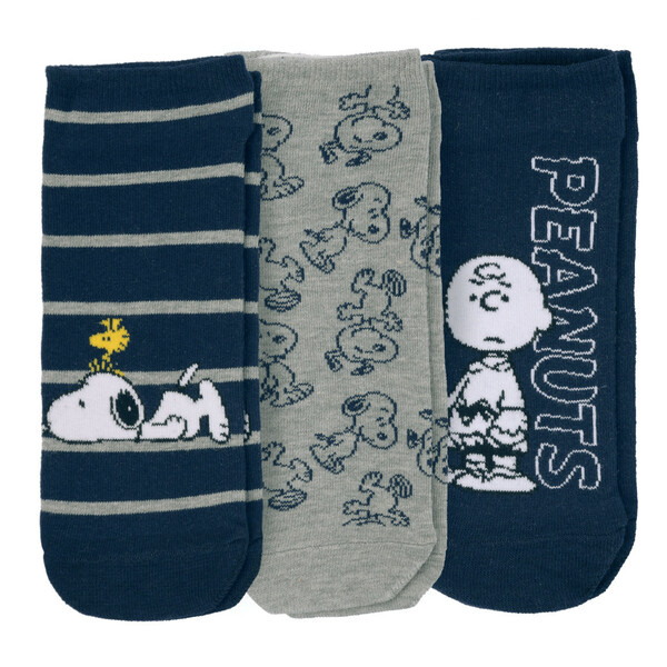 Bild 1 von 3 Paar Peanuts Sneaker-Socken im Set