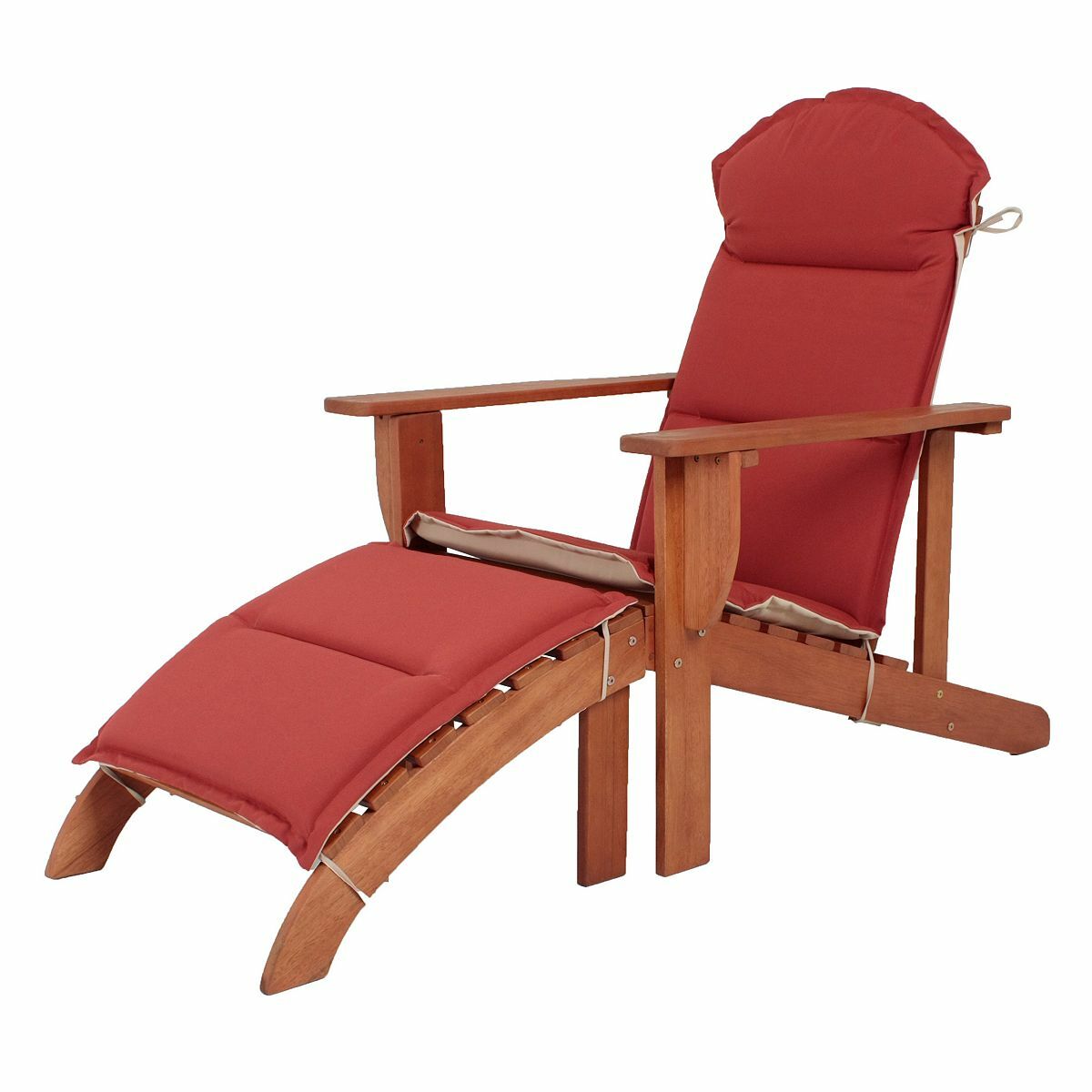 Bild 1 von GARDEN PLEASURE Adirondeckchair belastbar bis 120kg inkl. Wendeauflage 142x70x93cm