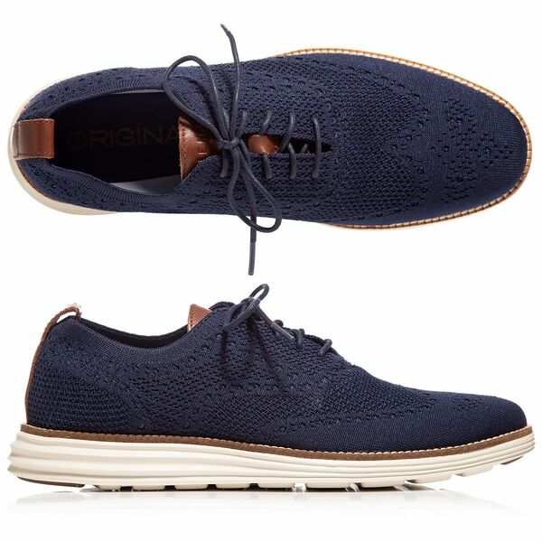 Bild 1 von COLE HAAN® Herren-Schnürschuh Oxford Stitchlite Wingtip Materialmix