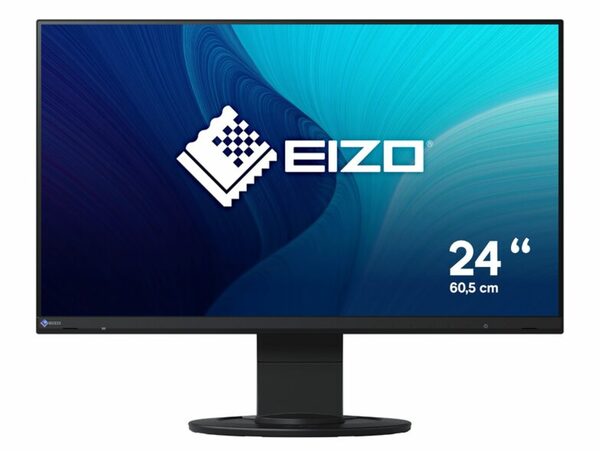 Bild 1 von EIZO FlexScan EV2460-BK, 23,8" (60,5 cm) Office-Monitor, Full-HD, schwarz