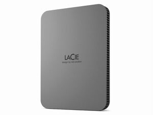 LaCie Mobile Drive Secure, 2 TB ext. Festplatte (2022), USB-C 3.2 Gen 1, grau