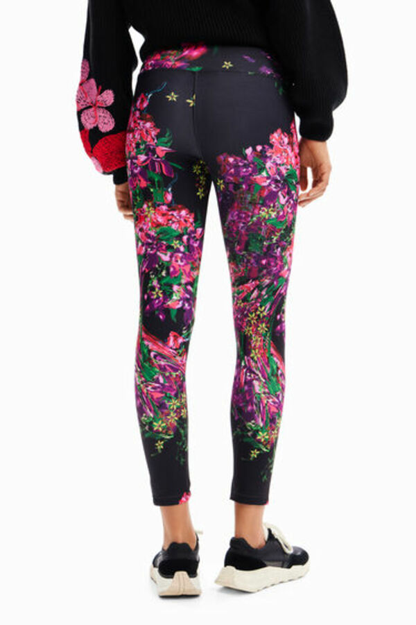 Sport Leggings Blumen Ansehen