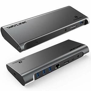 WAVLINK USB C/USB 3.0 Laptop-Dockingstation mit 60W Ladeleis