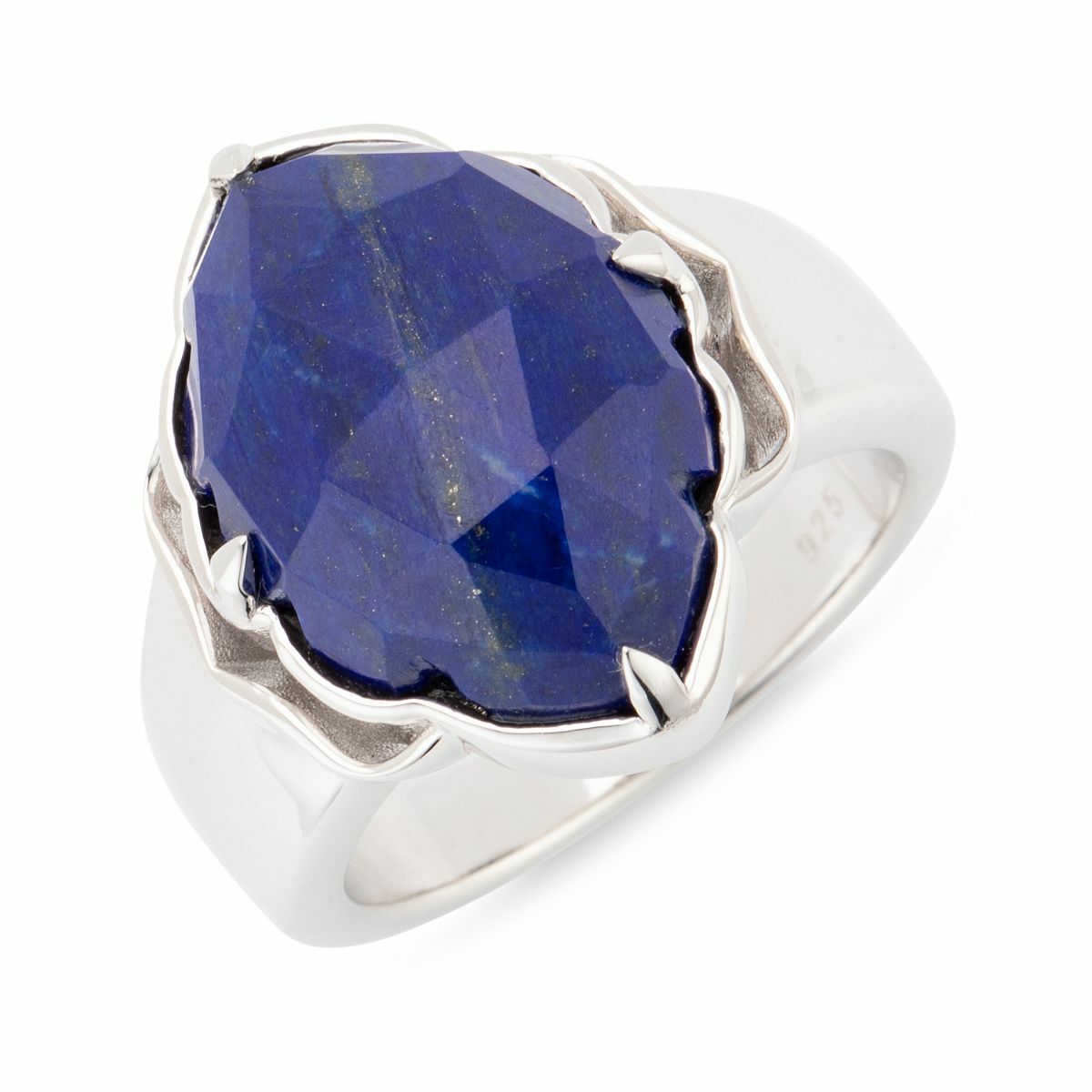 Bild 1 von ROYELLE Lapislazuli Ring Phantasieschliff Silber 925