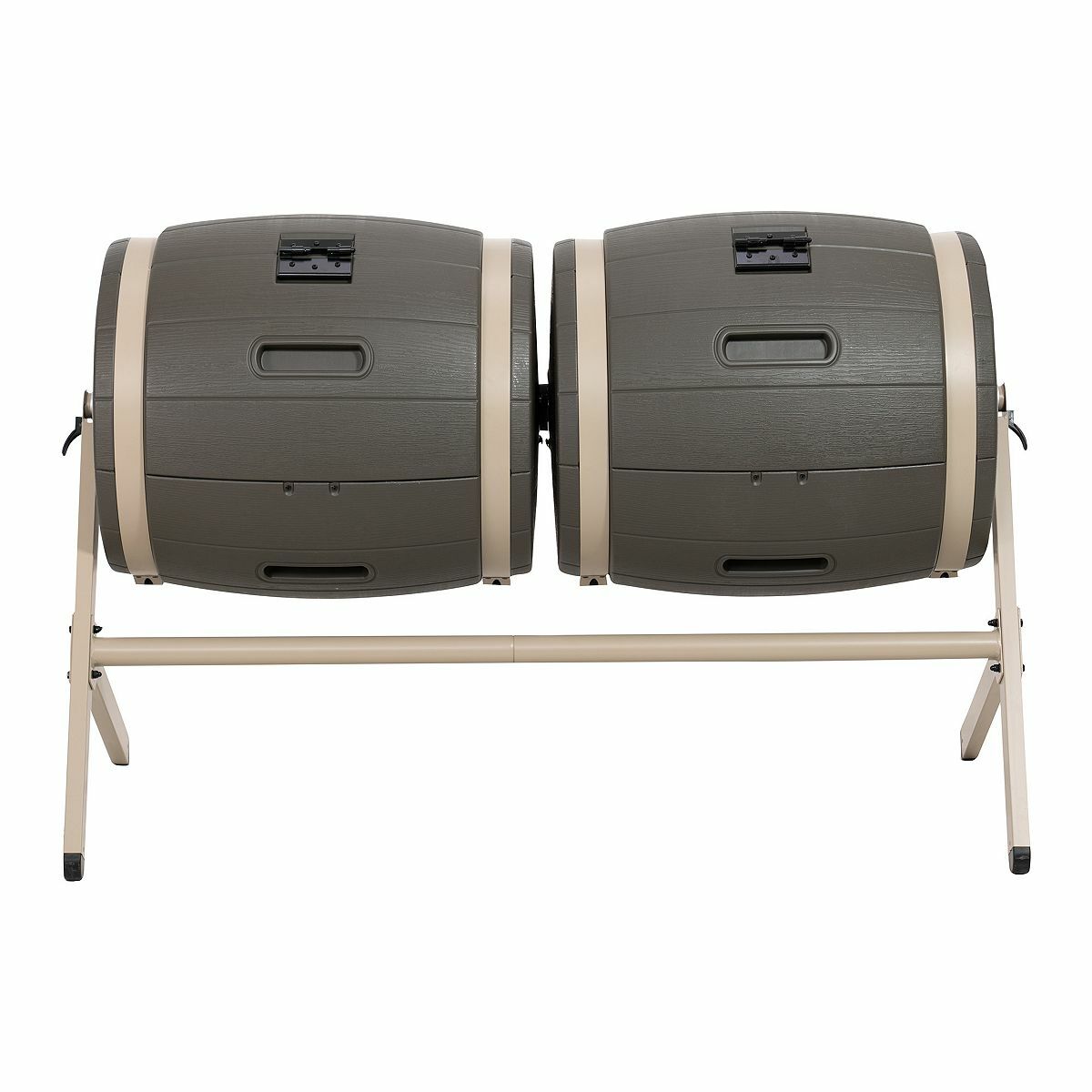 Bild 1 von LIFETIME® Doppel-Komposter Fass 380 Liter 380x160x110cm