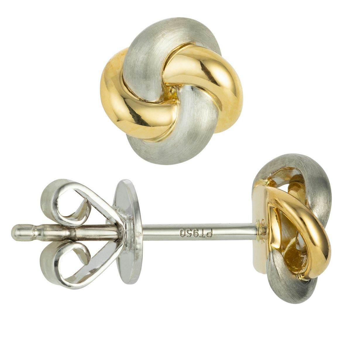 Bild 1 von PLATINITY Ohrstecker mattiert/poliert mind. 2,8g Platin 950