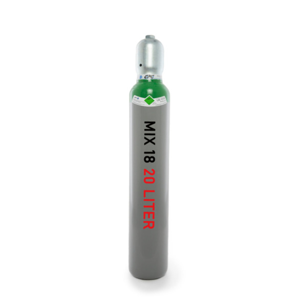 Bild 1 von Schutzgasflasche 20 Liter MIX 18 200 Bar (13,50 &euro; pro 1 l)