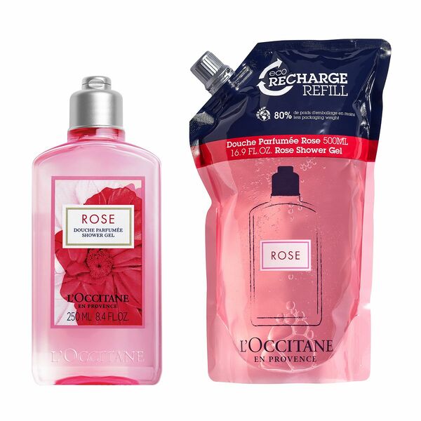 Bild 1 von L'OCCITANE Rose Duschgel 250ml, Nachfüllpackung 500ml