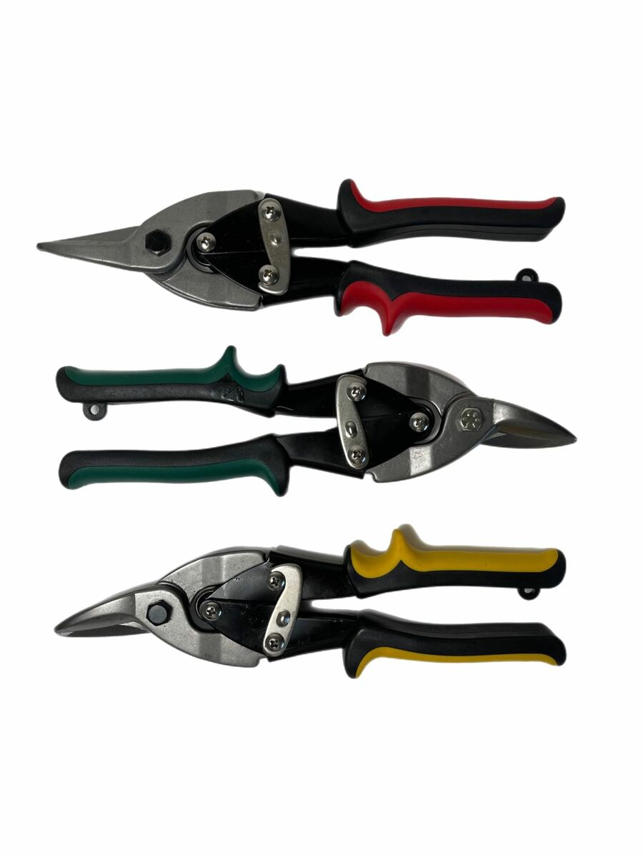 Bild 1 von Vago-Tools Blechschere Metallschere Gerade/Rechts/Links Set 250mm je 1 Stück