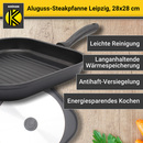 Bild 2 von Karl Krüger - Aluguss Steakpfanne LEIPZIG, 28 x 28 cm