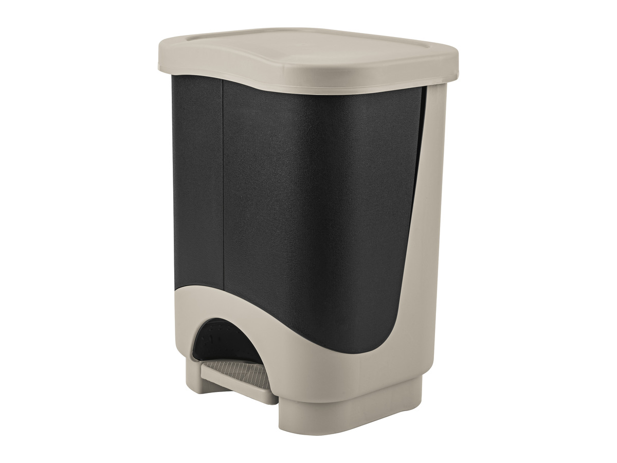 Bild 1 von Duo-Mülleimer PreZero, 2x 10,5 l, mit Fußhebel