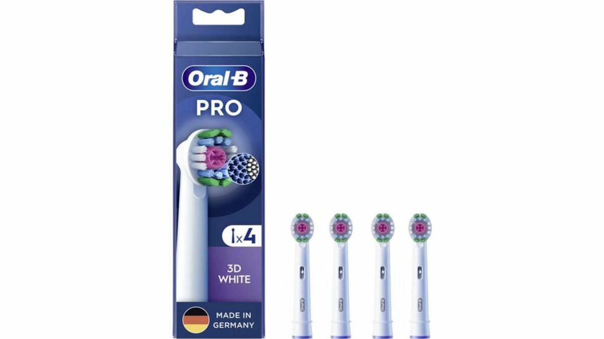 Bild 1 von Oral-B PRO 3D WHITE Aufsteckbürsten 4 Stück