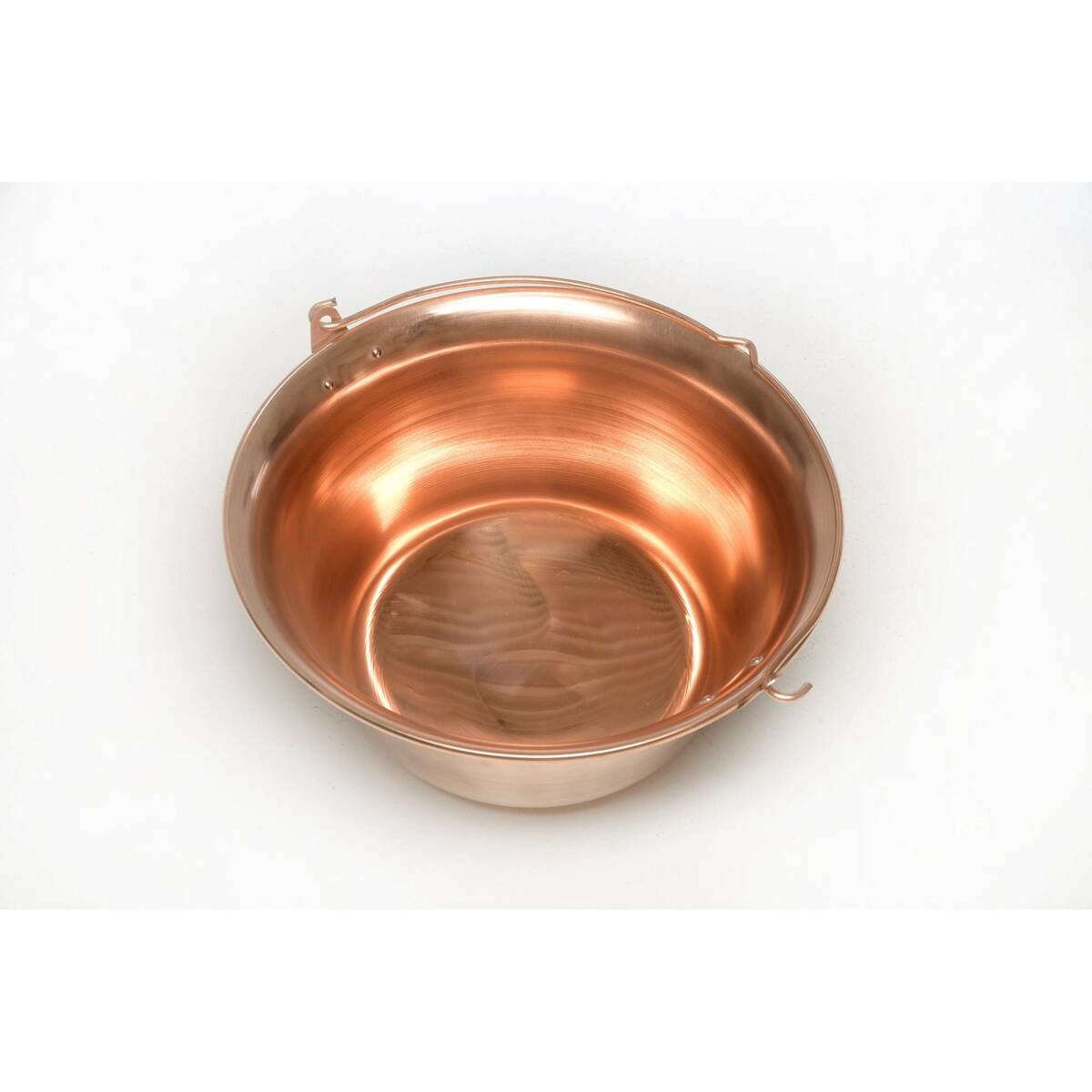 Bild 2 von acerto® Gulaschkessel aus KUPFER - 30 Liter * Hitzebeständig * Antibakteriell