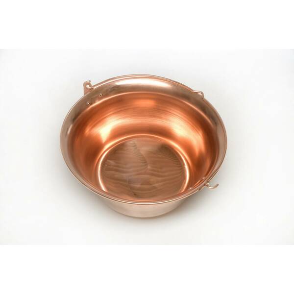 Bild 2 von acerto® Gulaschkessel aus KUPFER - 30 Liter * Hitzebeständig * Antibakteriell