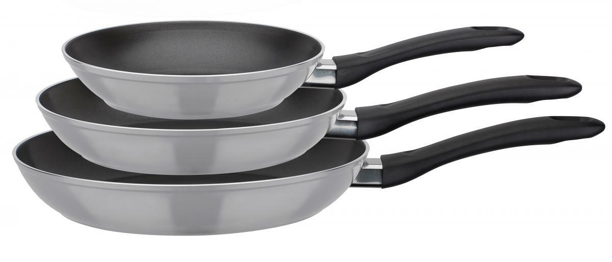 Bild 1 von GSW Pfannen-Set Nova 3-tlg. schwarz
