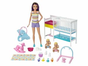 Barbie „Skipper Babysitters Inc.” Kinderzimmer Spielset