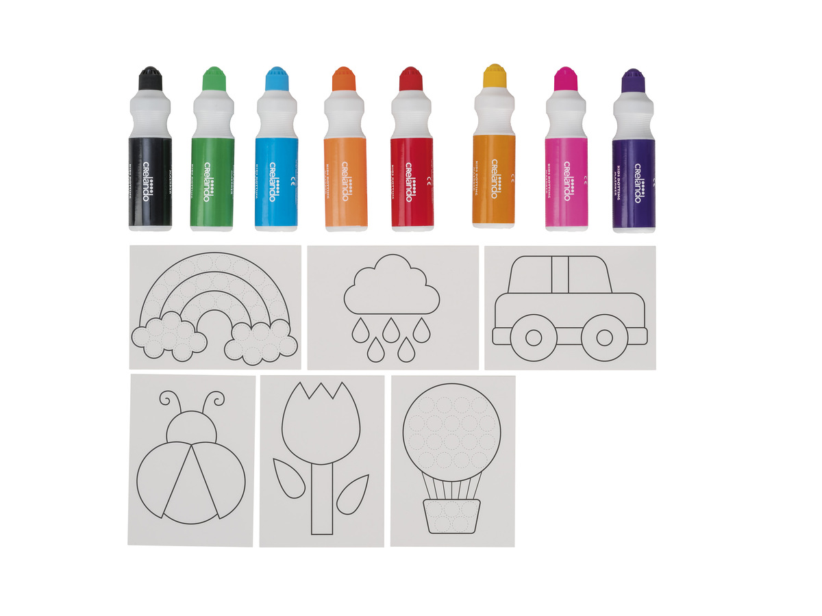Bild 1 von crelando® Dotting-Bastels, 14-teilig