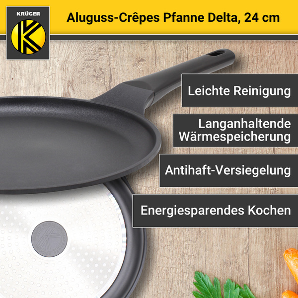 Bild 2 von Karl Krüger - Aluguss Crépes-Pfanne DELTA, 24 cm