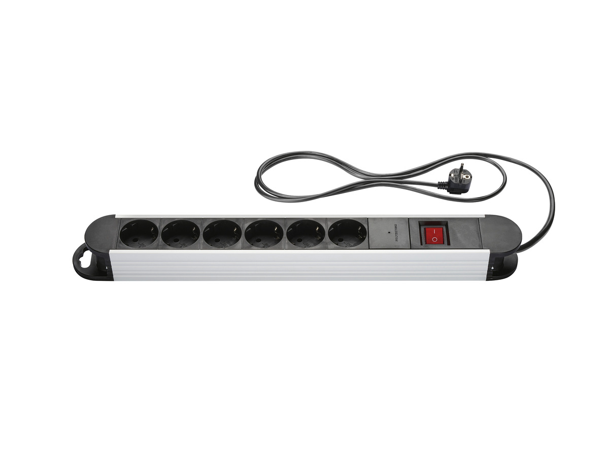 Bild 1 von SILVERCREST® Aluminium-Steckdosenleiste, 6-fach (AchtungLV: OSDE)