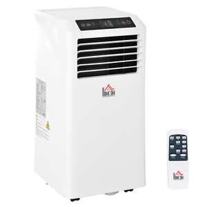 HOMCOM Mobile Klimaanlage, 9K BTU 3-in-1 Klimagerät - Kühlen, Entfeuchtung und Ventilation – Luftent