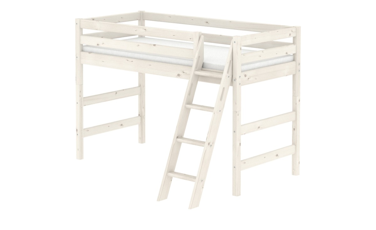 Bild 1 von FLEXA Mittelhohes Bett weiß Maße (cm): B: 157 H: 143 Kindermöbel