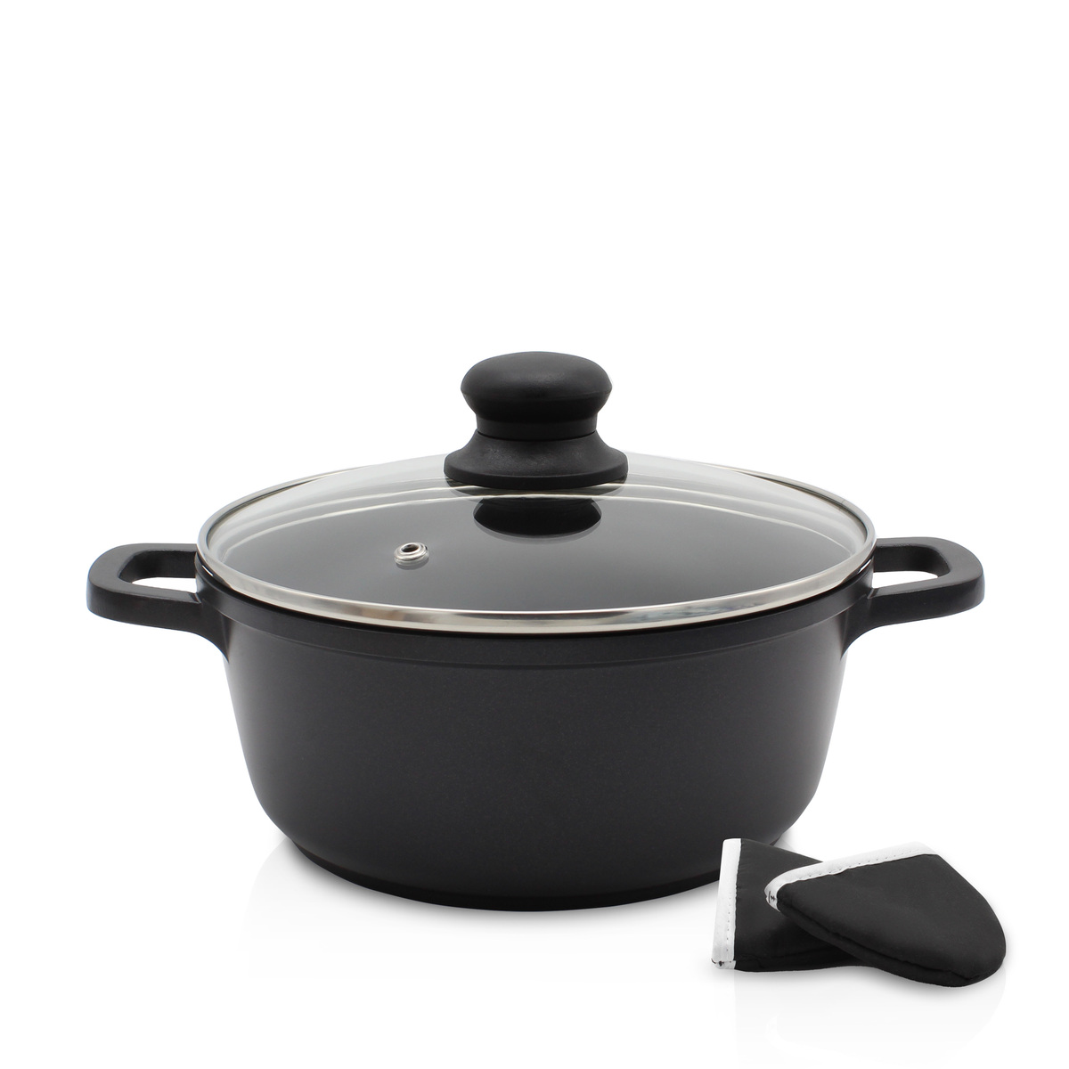 Bild 1 von Karl Krüger - Aluguss Fleischtopf LEIPZIG mit Deckel, 16 cm