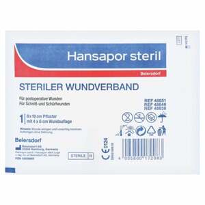 Hansapor Steril Wundverband 8 x 10 cm - 1 Stück 1  St