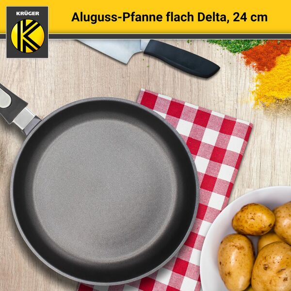 Bild 3 von Karl Krüger - Aluguss Pfanne DELTA, 24 cm