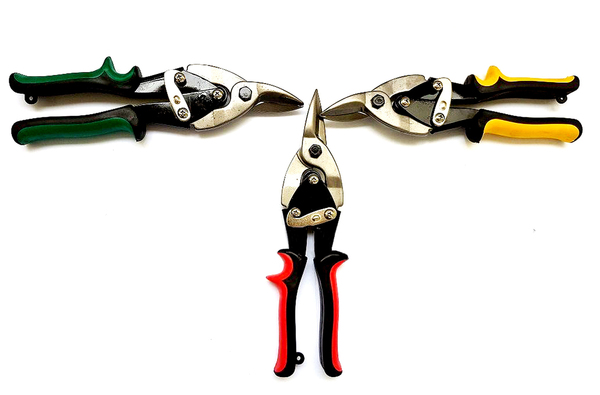 Bild 2 von Vago-Tools Blechschere Metallschere Gerade/Rechts/Links Set 250mm je 1 Stück