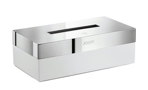 JOOP! Papiertuchbox  JOOP! Chromeline weiß Edelstahl, Aluminium, Aluminium, Edelstahl Maße (cm): B: 23,6 H: 8,5 T: 12,5 Badaccessoires - Möbel Kraft