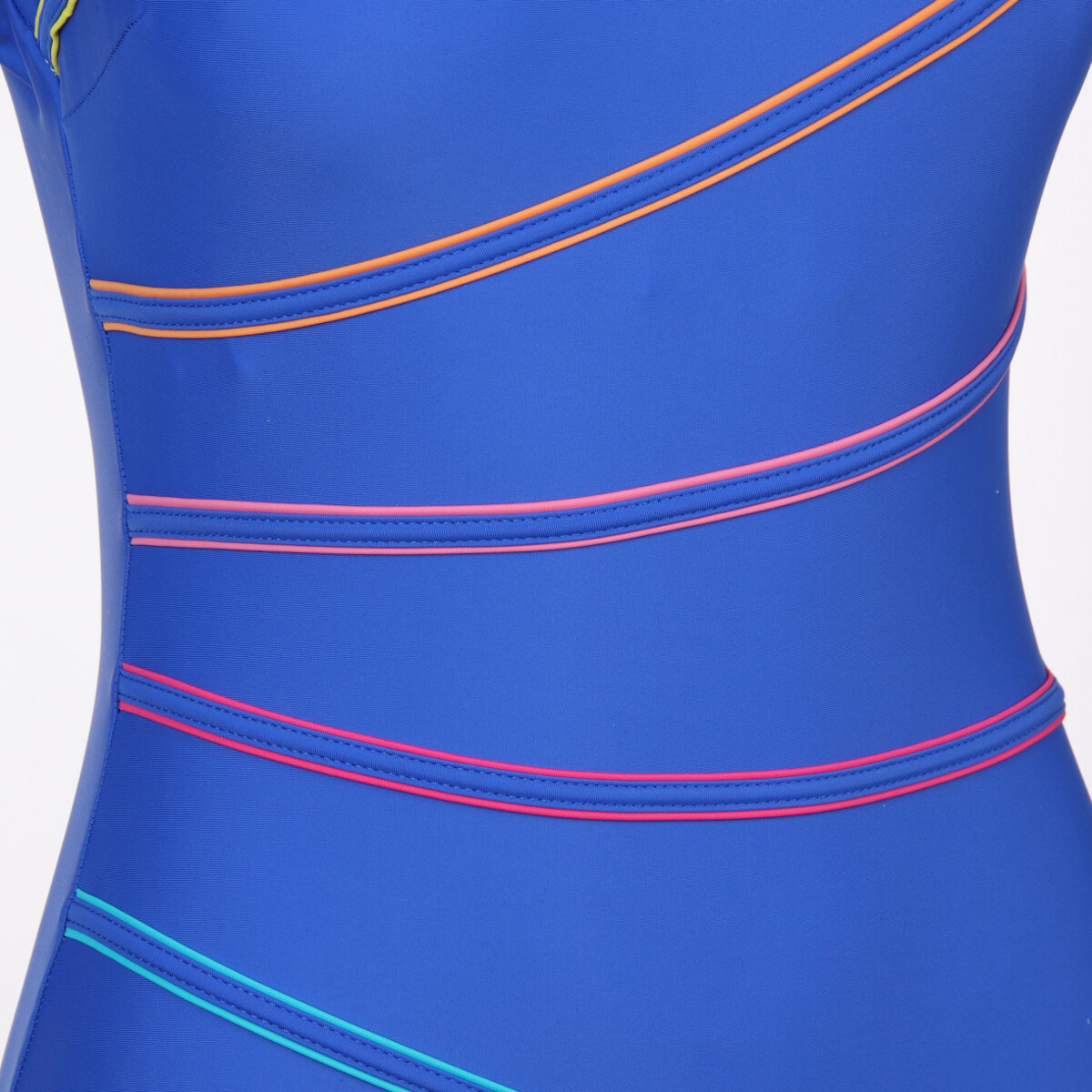 Bild 3 von Große Größen Badeanzug mit Paspelstreifen