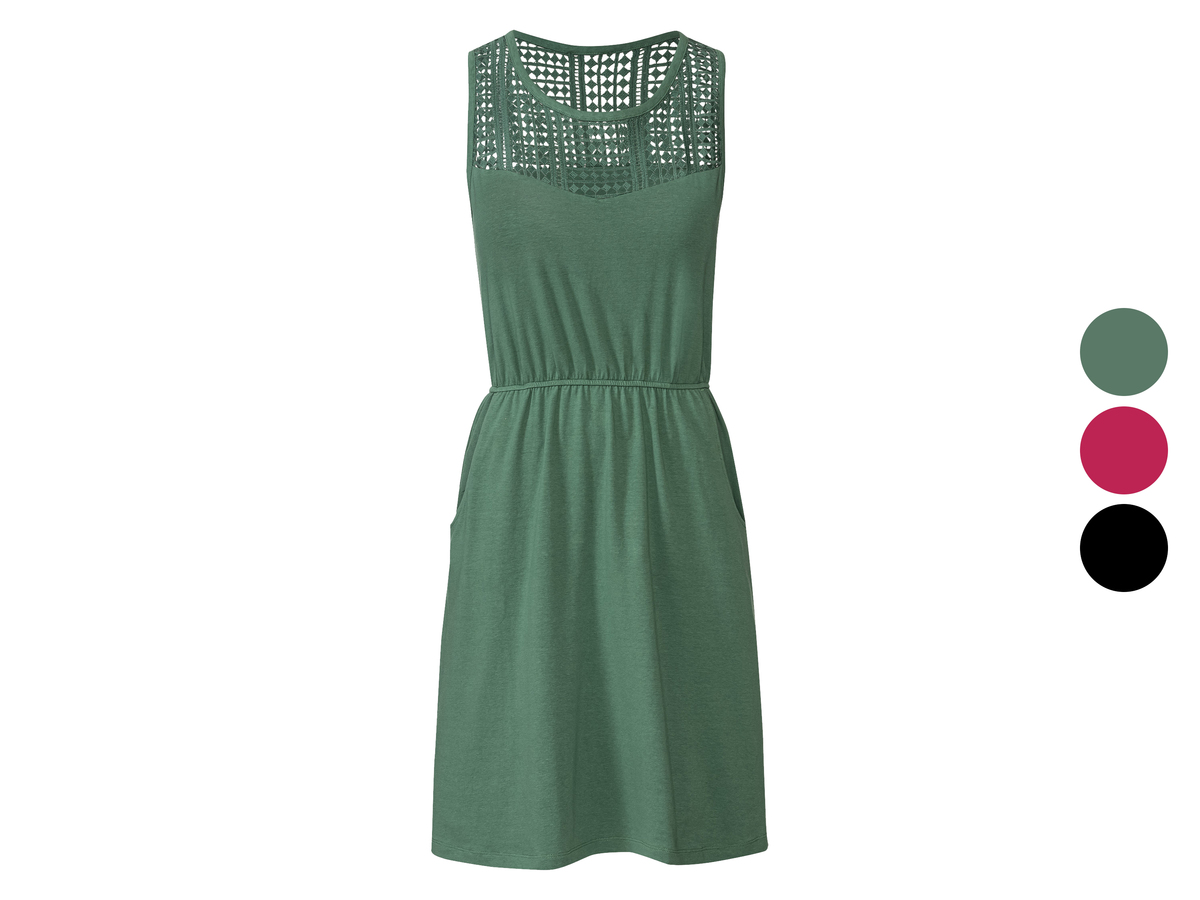 Bild 1 von esmara® Damen Kleid mit Häkelspitze