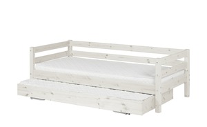 FLEXA Bett mit Ausziehbett  Flexa Classic weiß Maße (cm): B: 100 H: 67 Jugendmöbel