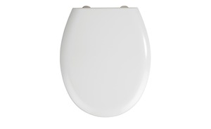 WC Sitz weiß Kunststoff, Kunststoff Maße (cm): B: 37 T: 44,5 Badaccessoires - Möbel Kraft