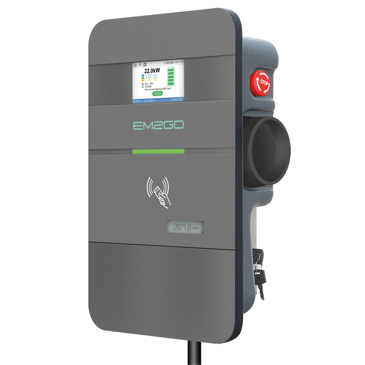 Bild 3 von EM2GO  AC Wallbox Pro Power 22kW MID
