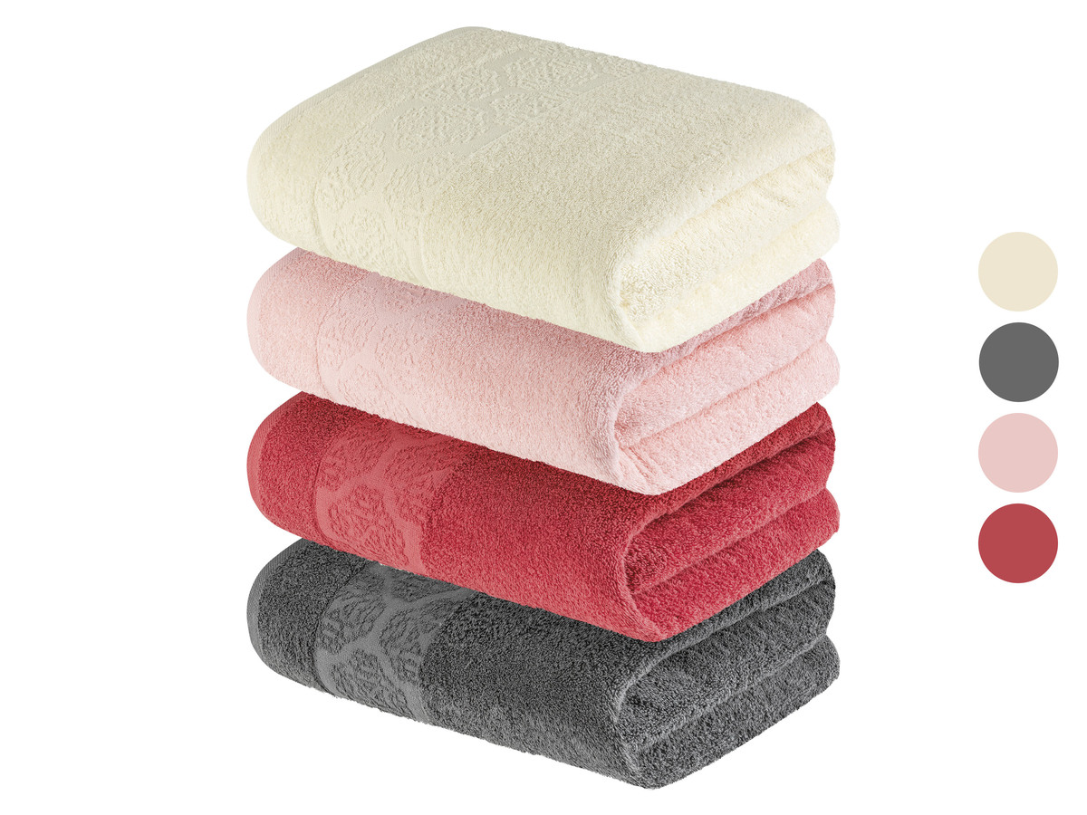 LIVARNO home FrottierBadetuch, 100 x 150 cm von Lidl ansehen!