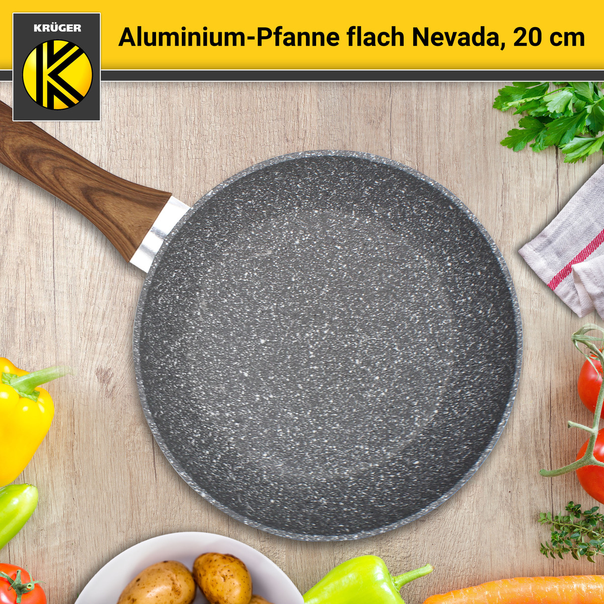 Bild 3 von Karl Krüger - Aluminium Pfanne NEVADA, 20 cm