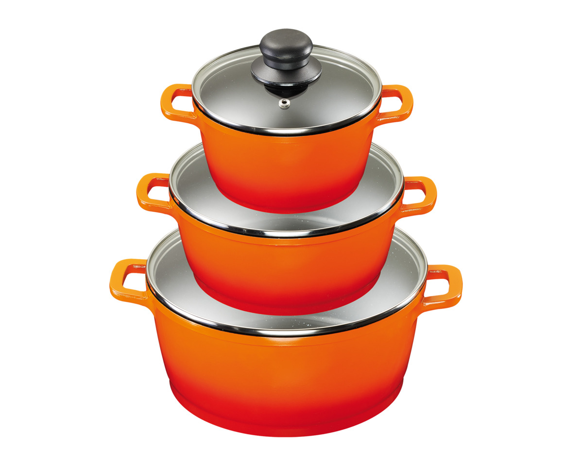 Bild 2 von KING 6tlg. Küchenset inkl. 3 Kochtöpfe, 3 Bratpfannen