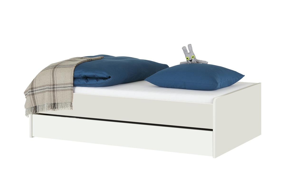 Bild 1 von Duobett  Grow Up grau Maße (cm): B: 127 H: 54,5 Jugendmöbel