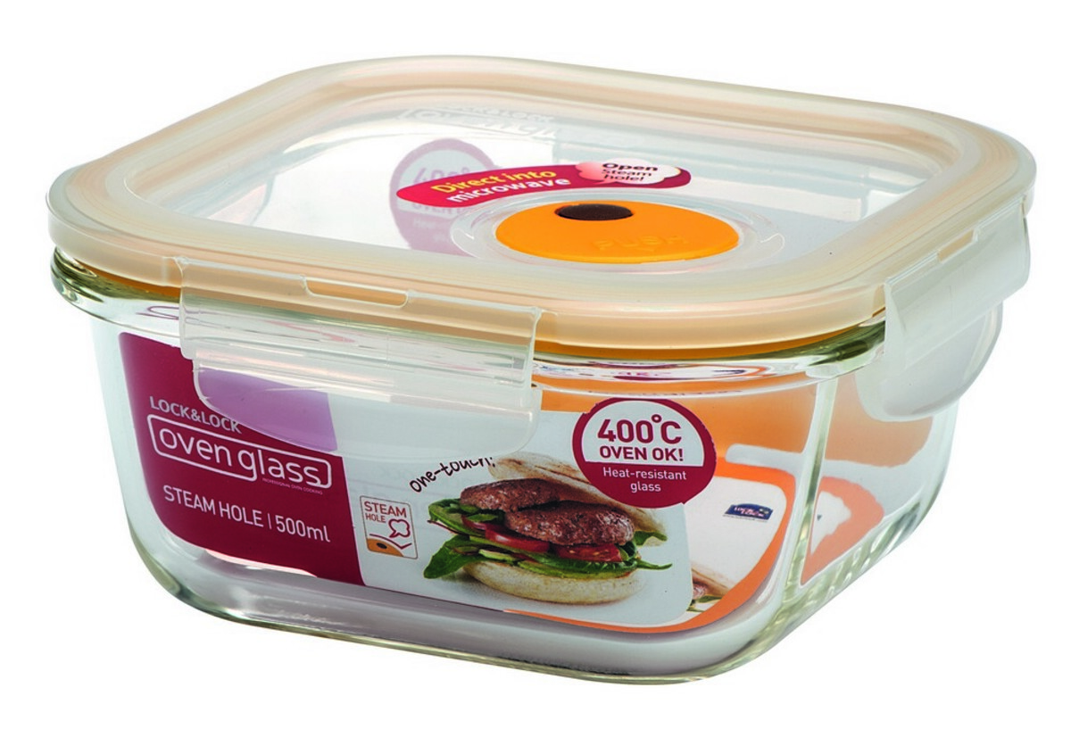 Bild 1 von LOCK&LOCK Vorratsdose oven glass aus Borosilikatglas mit Mikrowellen-Deckel