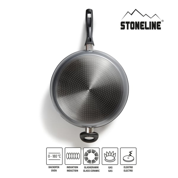 Bild 1 von STONELINE® Bratpfanne mit Glasdeckel