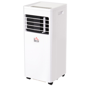 HOMCOM Mobile Klimaanlage, 7000BTU 3-in-1 Klimagerät - Kühlen, Entfeuchtung und Ventilation – Luften