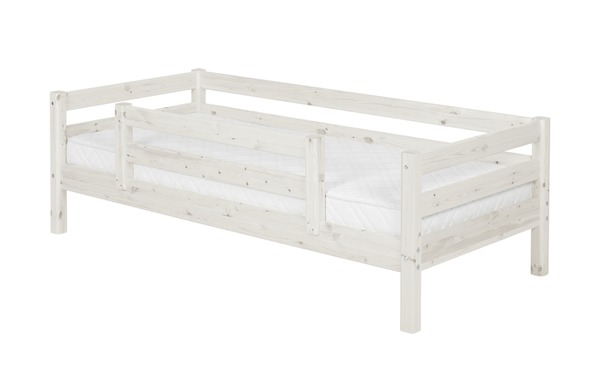 Bild 1 von FLEXA Bett mit Absturzsicherung  Flexa Classic weiß Maße (cm): B: 100 H: 67 Jugendmöbel