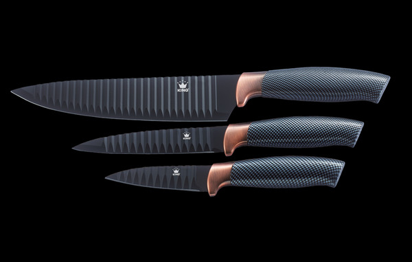 Bild 4 von KING 9tlg. Vorteilsset ESSENTIAL inkl. Messer, Töpfe und Pfannen