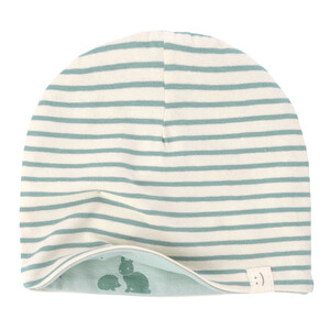 Newborn Mütze mit Streifen-Print